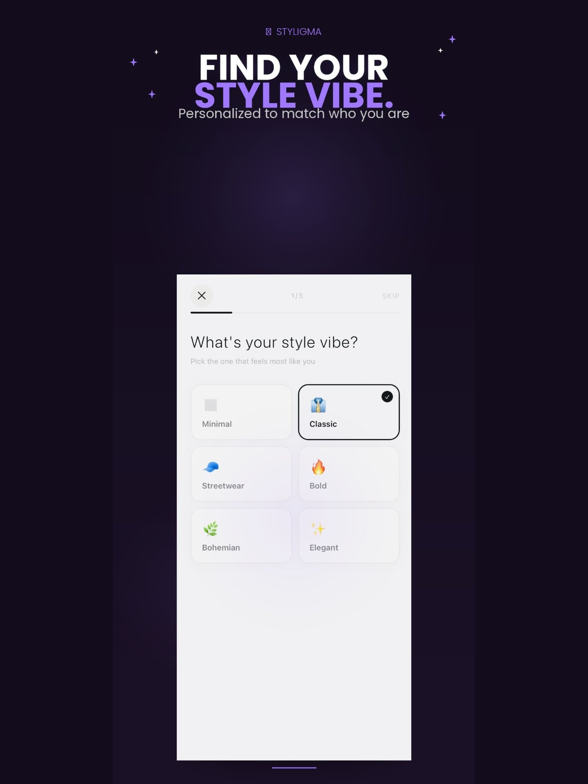 Styligma:AI Wardrobe & Outfits