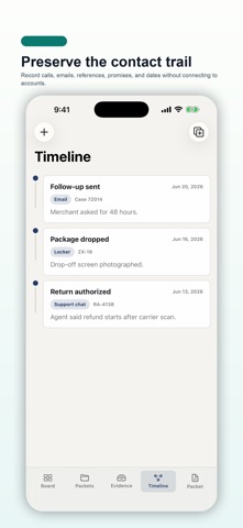 Claim Packet Builder screenshot