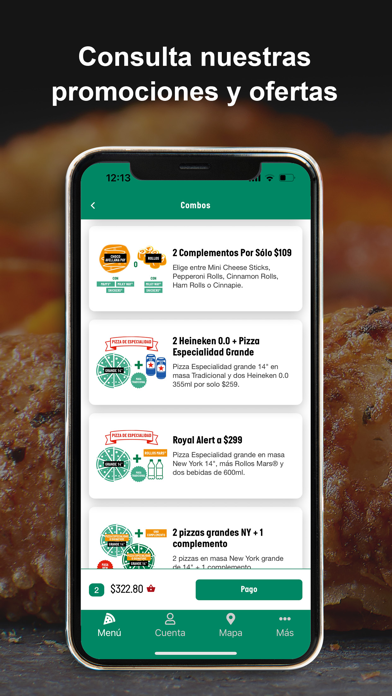 Papa John's Pizza México Screenshot