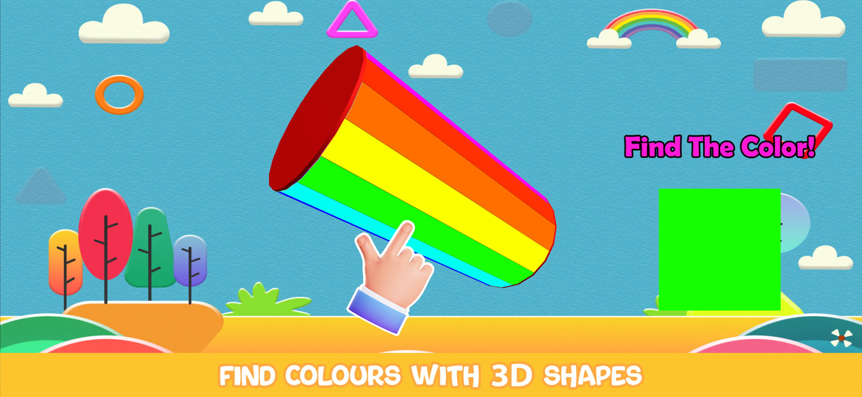 Shapes & matching games kids
