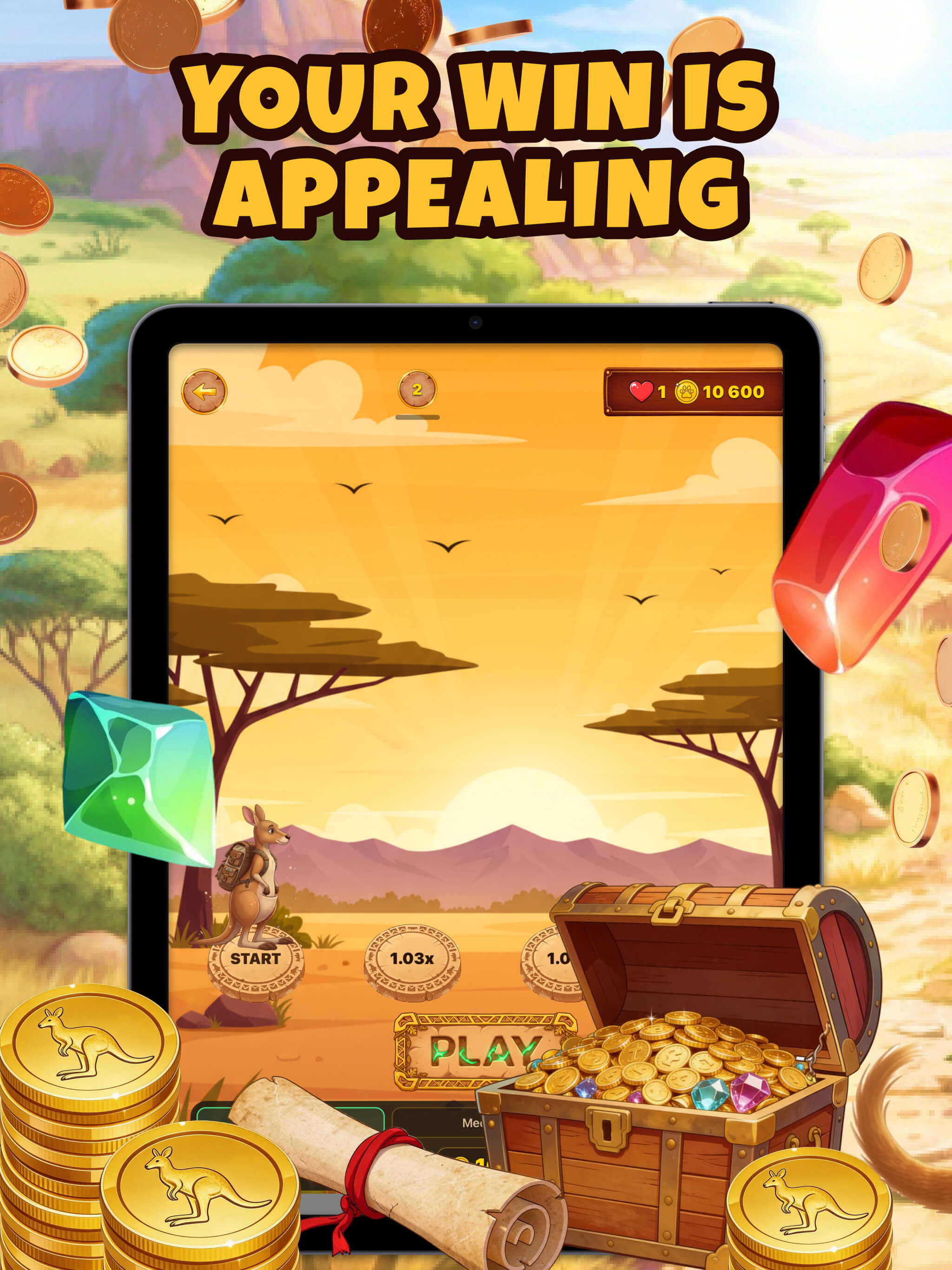 Kangaroo Safari Rush screenshot 8