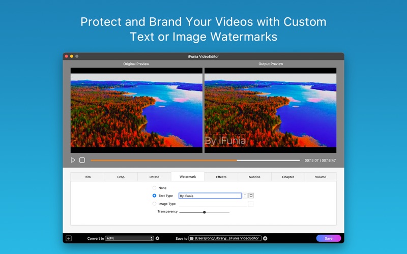 iFunia VideoEditor screenshot