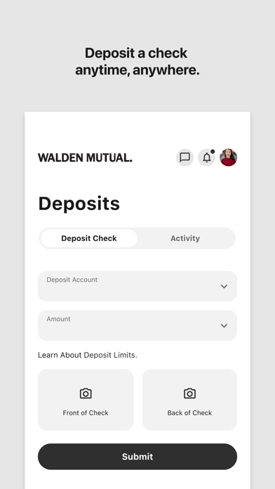 Walden Mutual Mobile Banking Screenshot