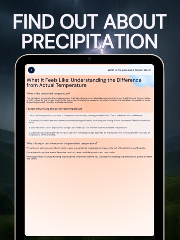 Live Weather: UV & Wind Alerts iPad screenshot 6