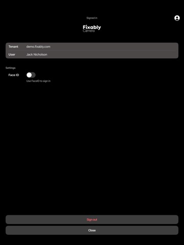 Fixably Camera iPad screenshot