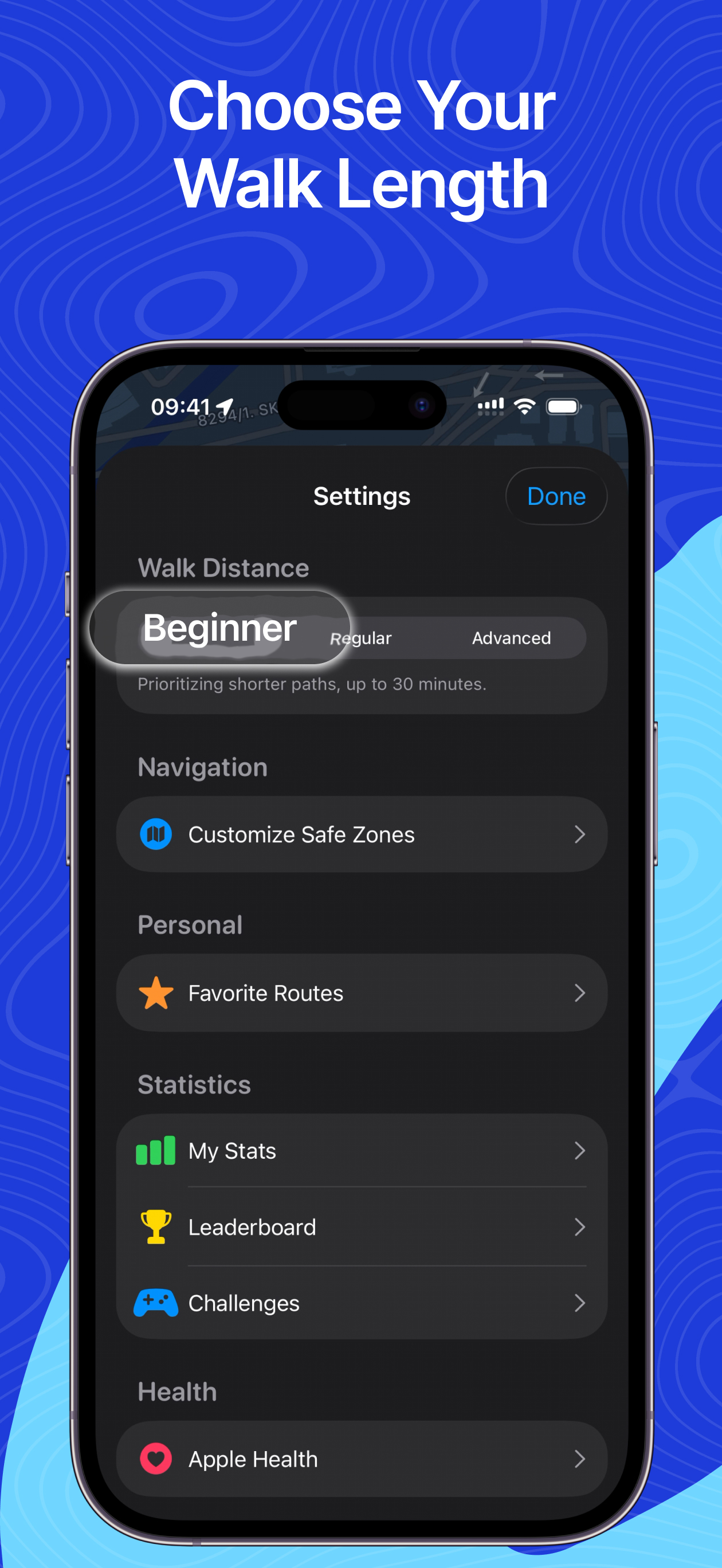 WalkMate Daily Route Generator screenshot 8