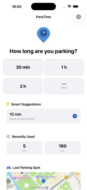 ParqTime - Parking Timer screenshot 2