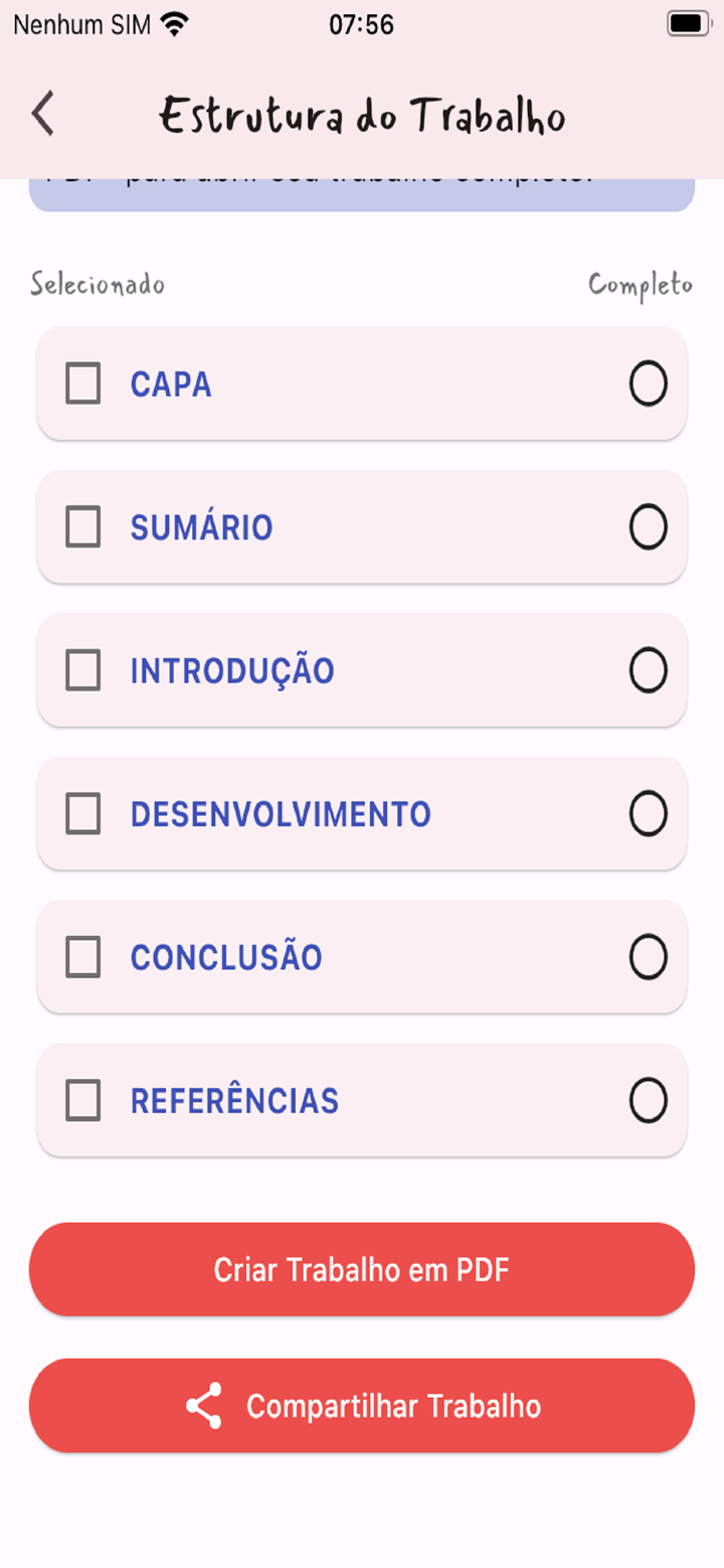 Raitzz: Trabalho Escolar e TCC screenshot 1