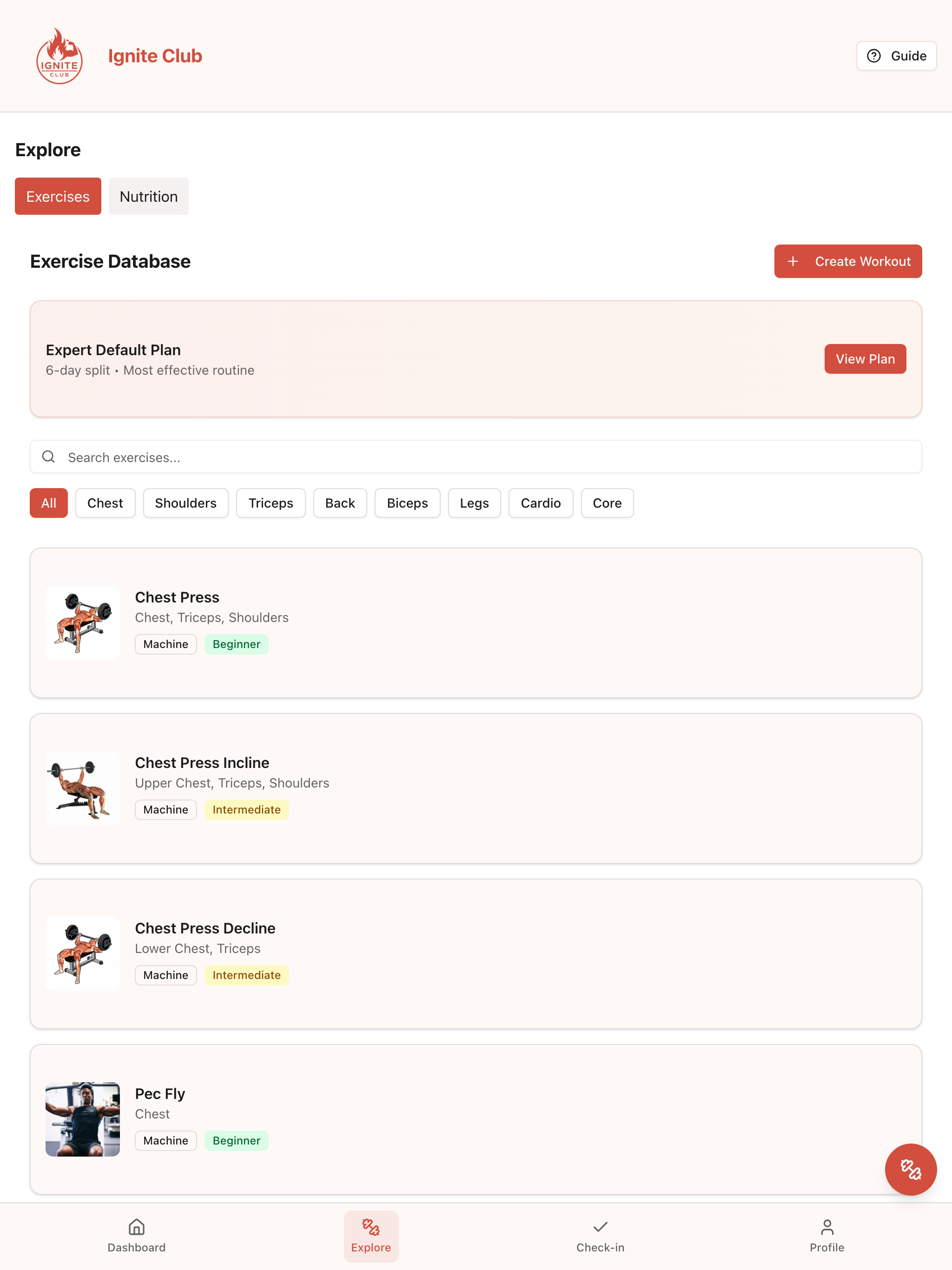 Ignite Club: Fitness Tracker screenshot 7