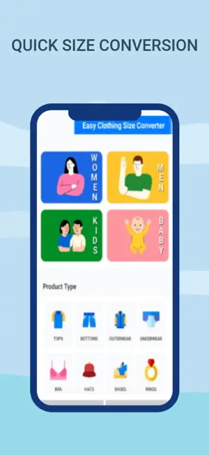 SizeGo-Clothing Size Converter screenshot 2