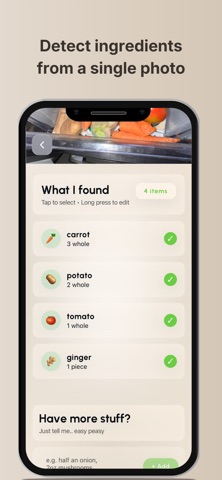 Snap Food: AI Kitchen Recipes screenshot