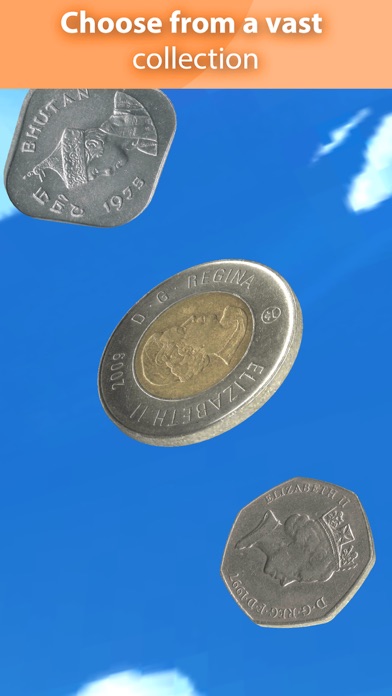 Coin Toss - flip a coin games Screenshot