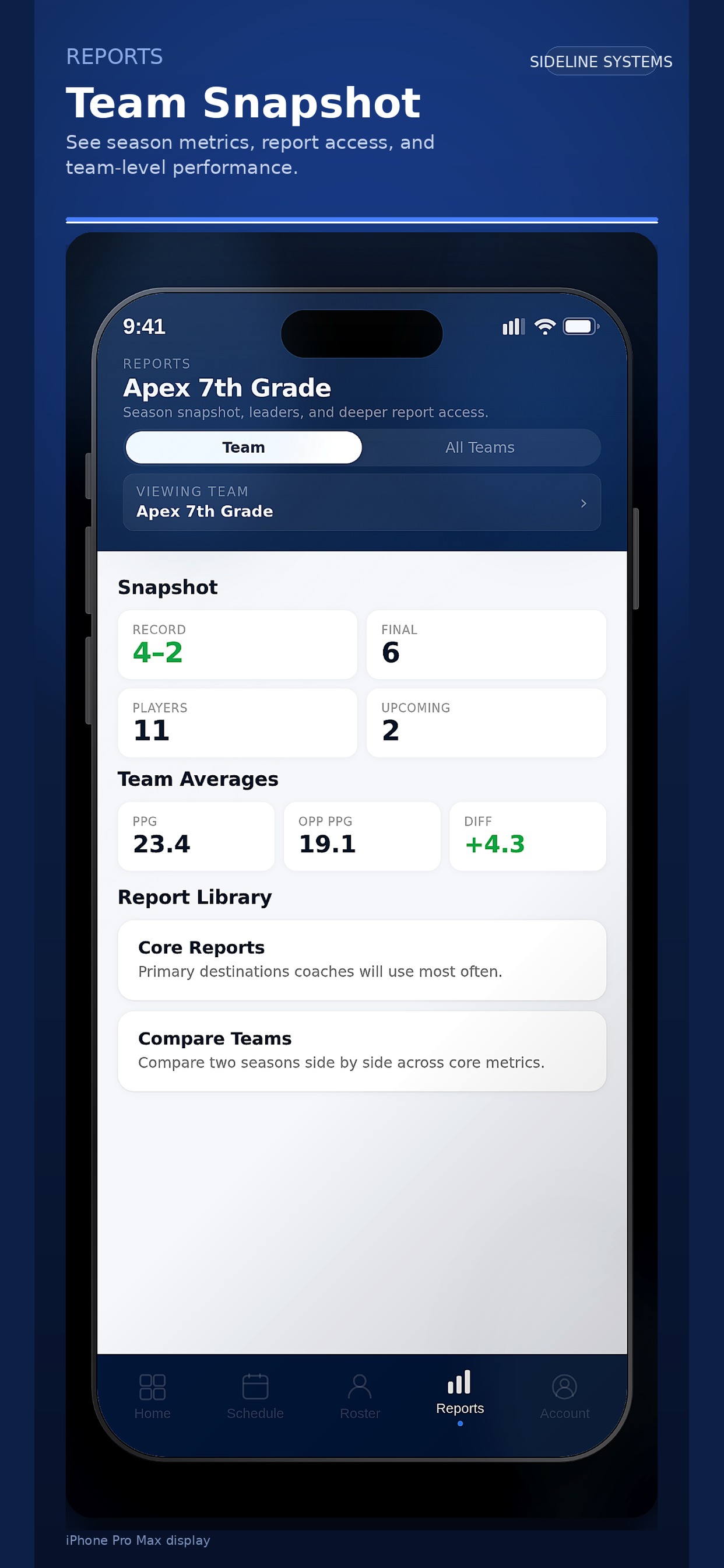 Sideline Systems screenshot 6