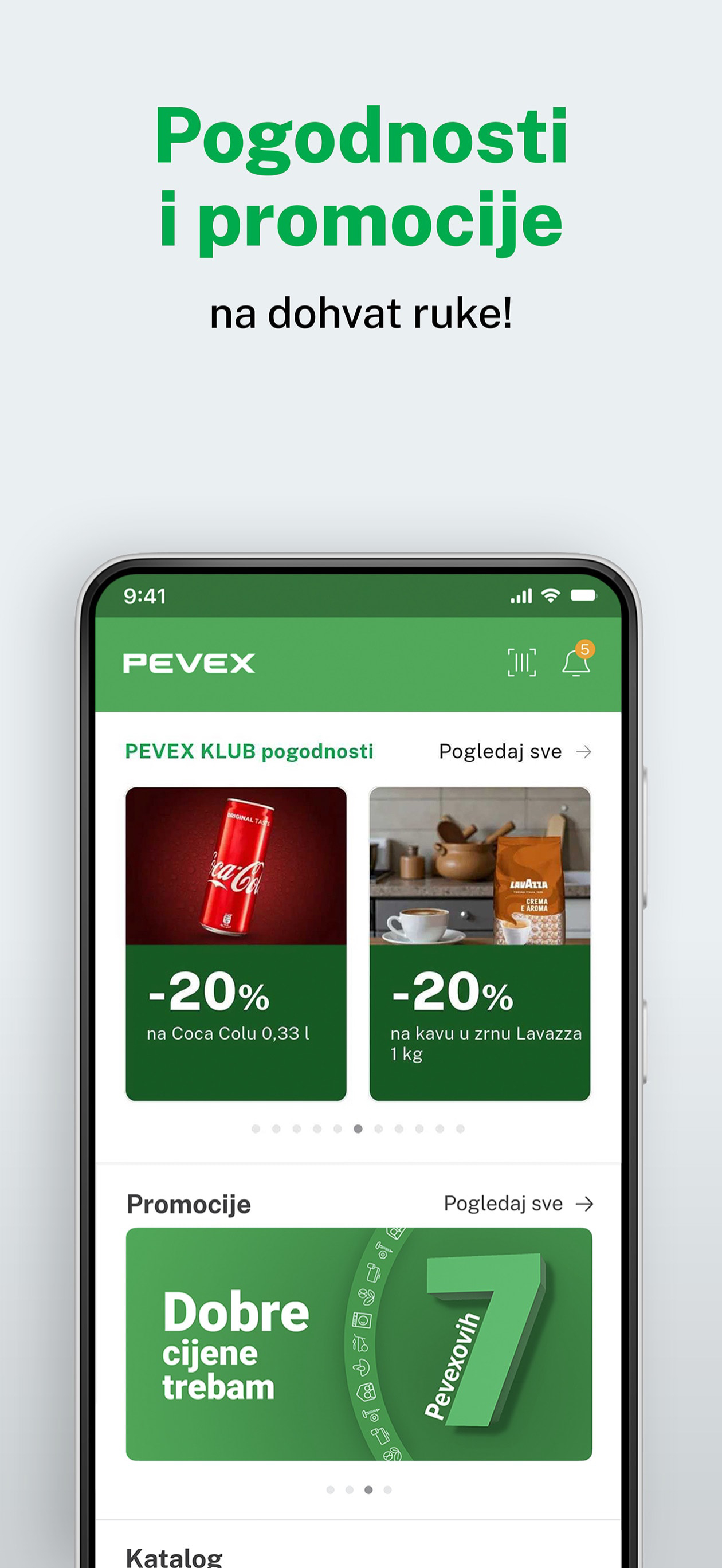 PEVEX aplikacija za kupce screenshot 3