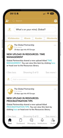 The Global Partnership iPhone screenshot