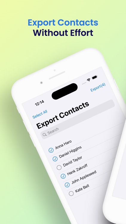 Export & Import Contacts Pro+