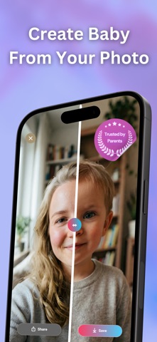AI Baby Generator & Future Kid iPhone screenshot