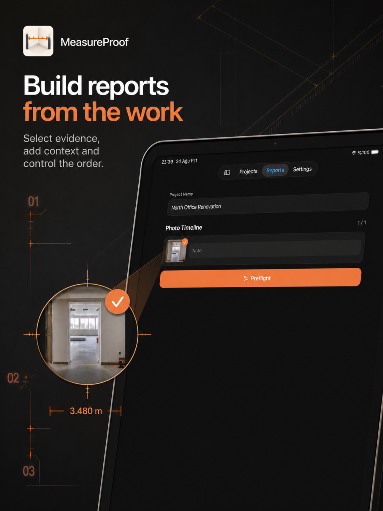 Screenshot 9 of MeasureProof: Photo Reports