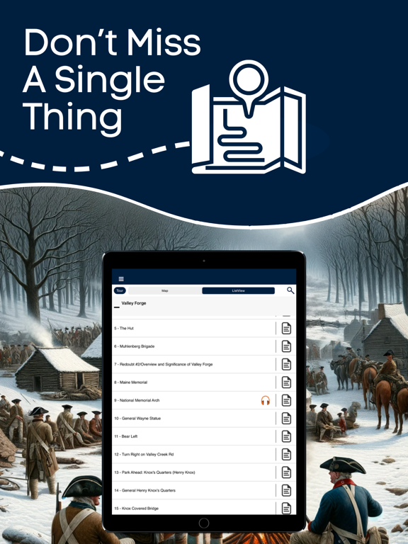 Valley Forge Historical Park iPad screenshot