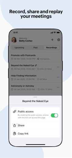 Zoho Meeting - Online Meetings screenshot 6