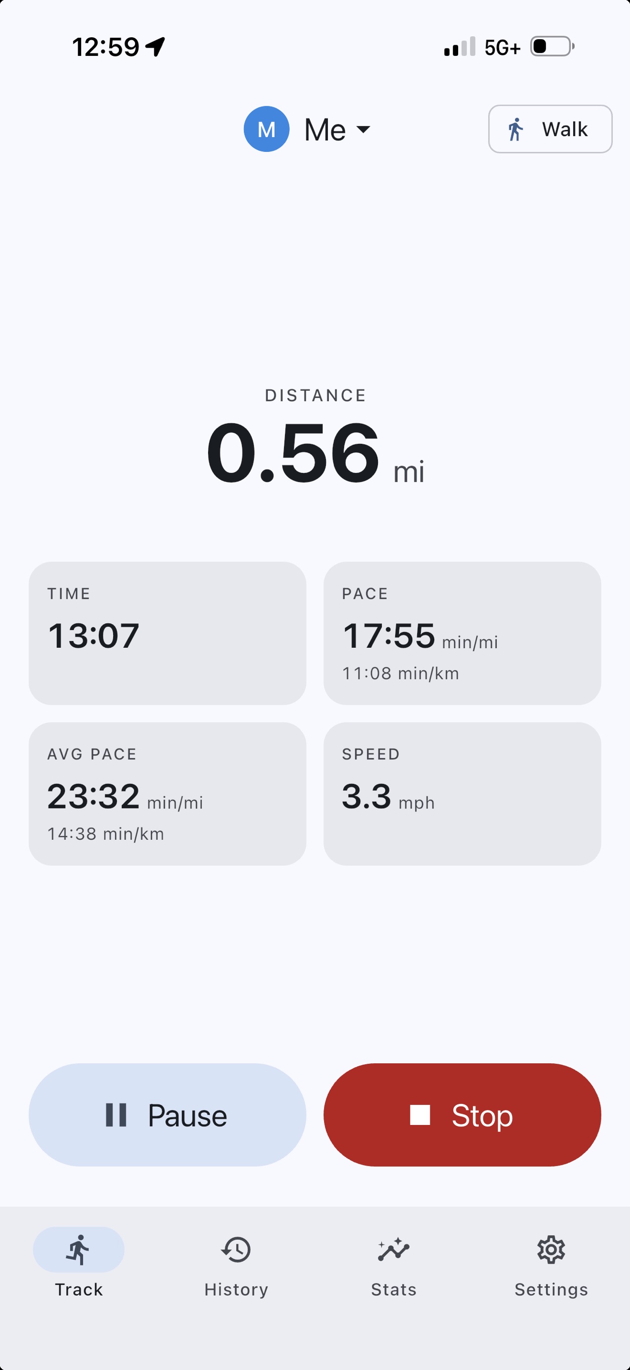 Screenshot 2 of Pacekeeper: Walk & Run Tracker