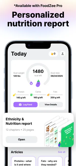 FoodZee Eat AI Calorie Tracker screenshot 4