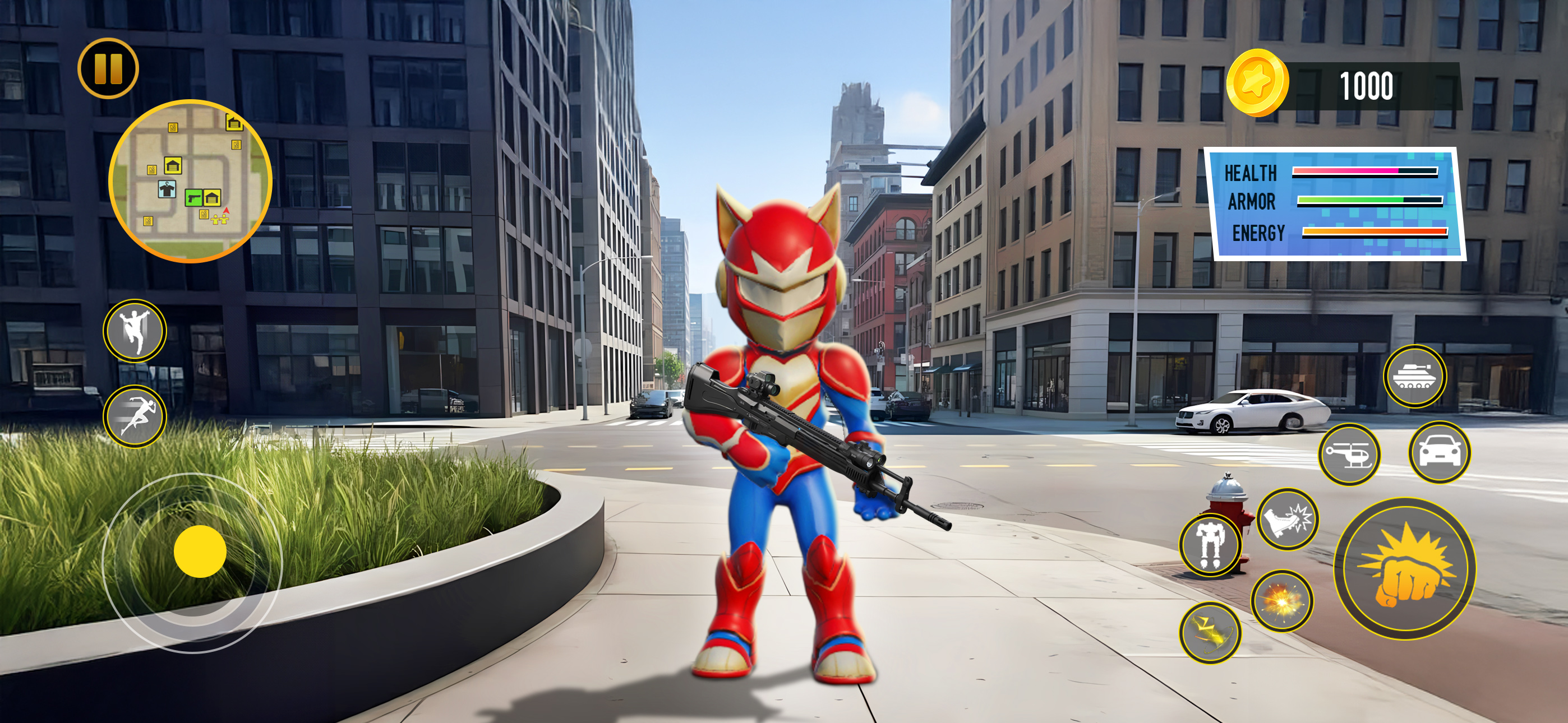 Hedgehog Fighter: Crime City