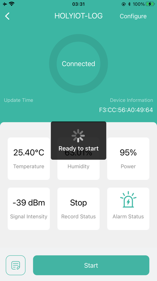 #2. Holyiot-Logger (iOS) 由: Shenzhen Hong yi yun jia technology Co.,LTD