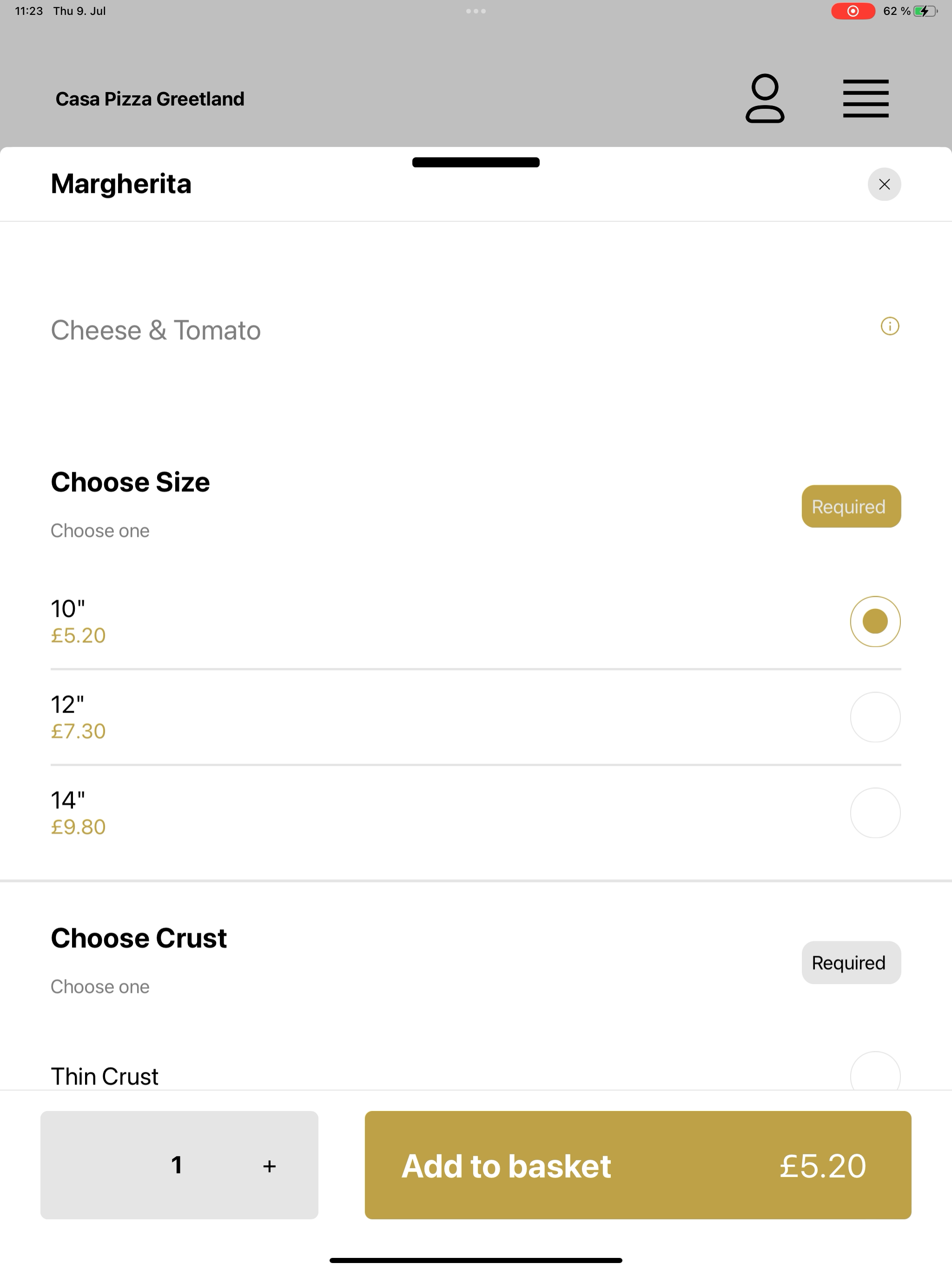 Casa Pizza Greetland screenshot 15