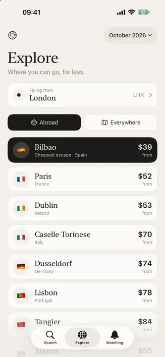 Faro: Flight Deals screenshot 2