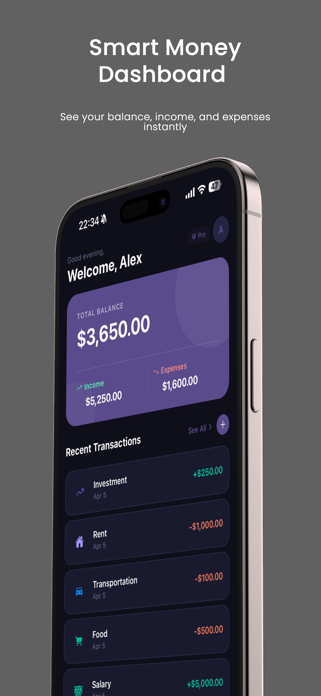Nudge: AI Finance Tracker Screenshot 1 of 5