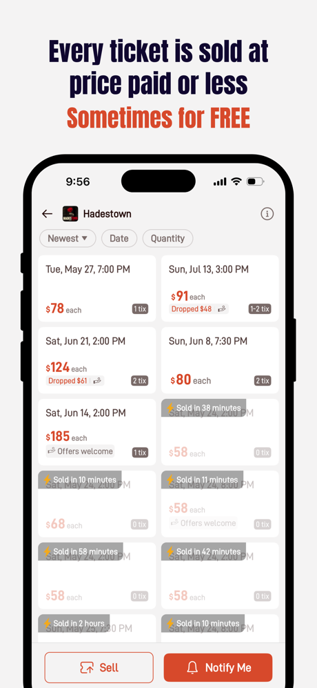 Theatr - Buy/Sell Last-Min Tix screenshot 2