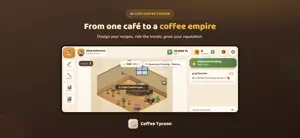 Coffee Tycoon: Café Empire screenshot 1