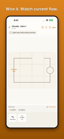 PhysicsBench: Circuit Puzzle iPhone screenshot