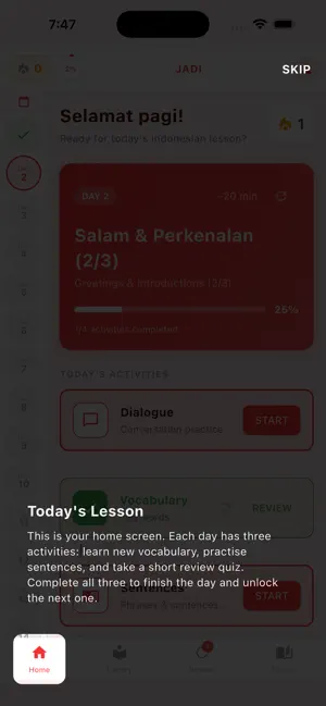 JADI - Learn Indonesian screenshot 2