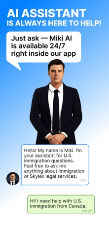 Skylex - Immigration Lawyer iPhone screenshot