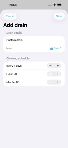 Drain Clean Reminder Screenshot 5 of 5
