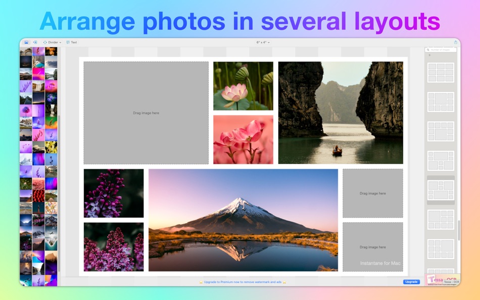 #2. Collage Maker - Instantane (macOS) 由: Abdulqadir Rashik