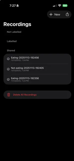 Chew Sense - Collect and Label screenshot 1