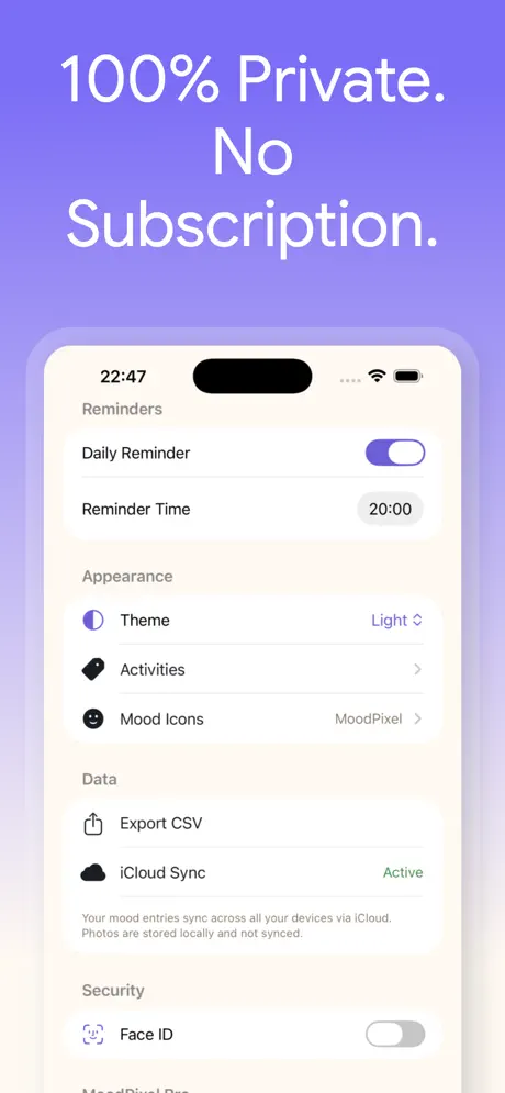 MoodPixel: Year in Pixels — iPhone-Screenshot 3
