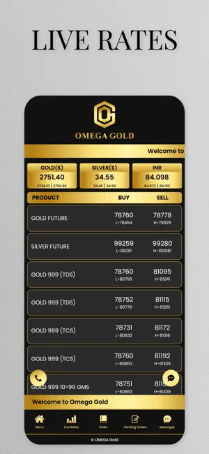 Omega Gold screenshot 1