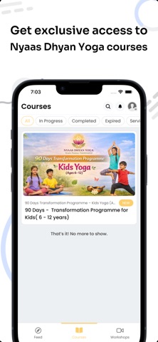 Nyaas Dhyan Yoga screenshot