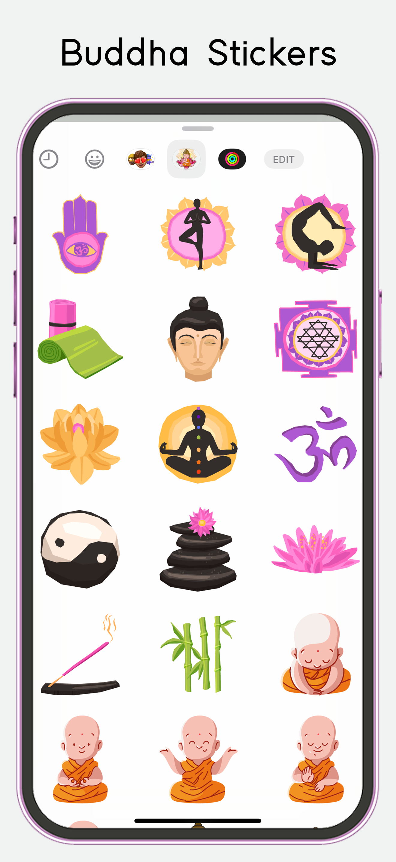 Buddha Purnima Stickers screenshot 2