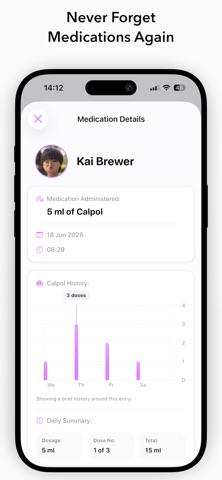 WellBee: Family Health Diary iPhone screenshot