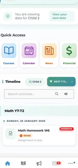 Aspire School screenshot 2
