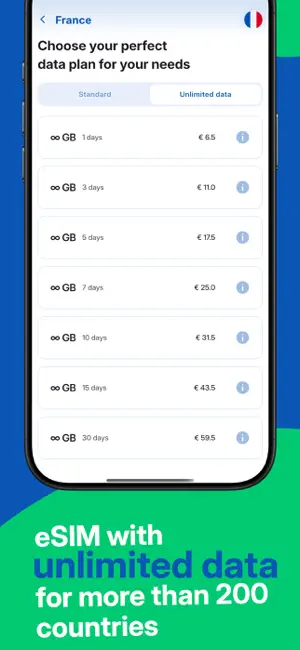 eSIM Mobile Data by WeReload screenshot 4