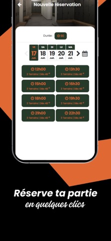 PADEL2 GRISOLLES iPhone screenshot