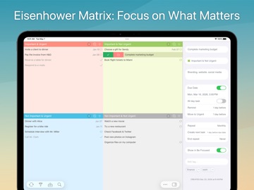 Focus Matrix – Task Manager