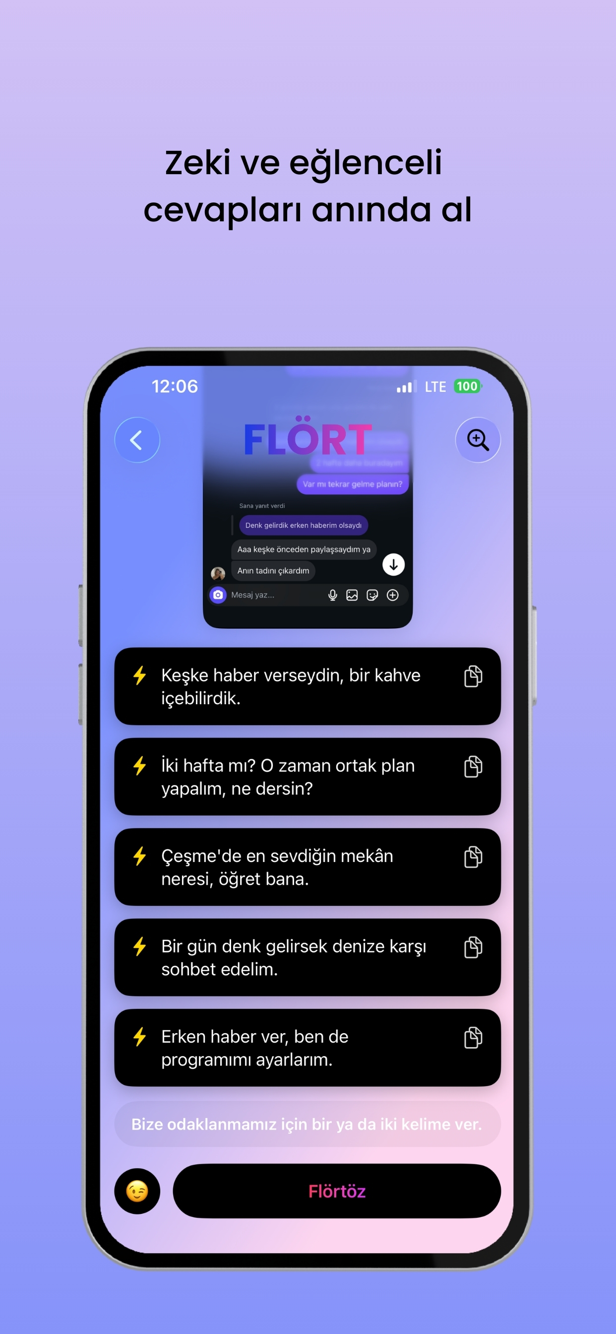 Flort AI: Sohbet Asistanı