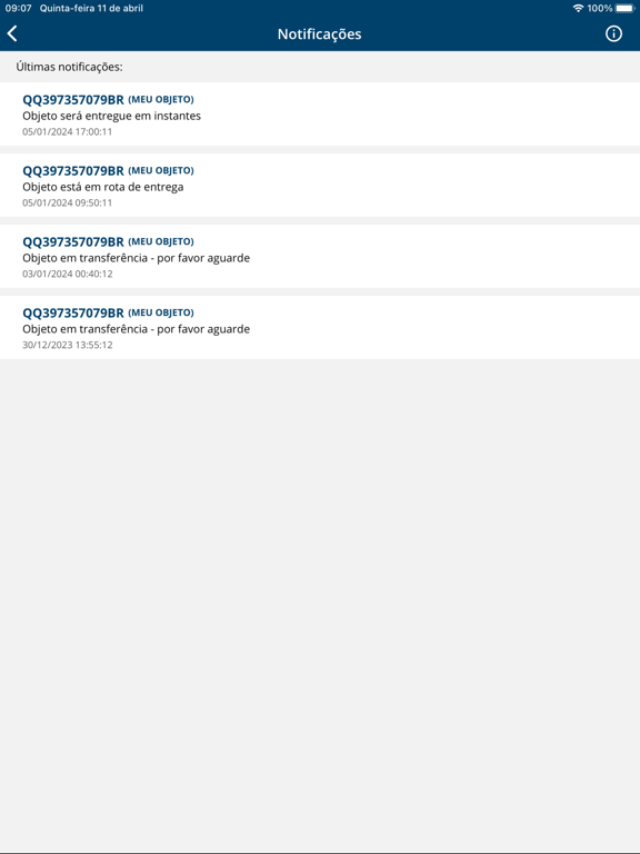 Screenshot #6 pour Rastreia Fácil Correios